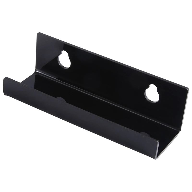 Black Vinyl Record Shelf Wall Mount 6 Pack, Acrylic Album Record Holder Display, Vinyl Holder Wall Storage