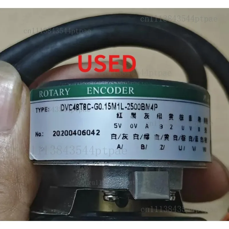 One Servo Encoder Dvc48t8c-g0.15m1l-2500bm4p (inner Hole Φ8mm) (actual Picture Taken)