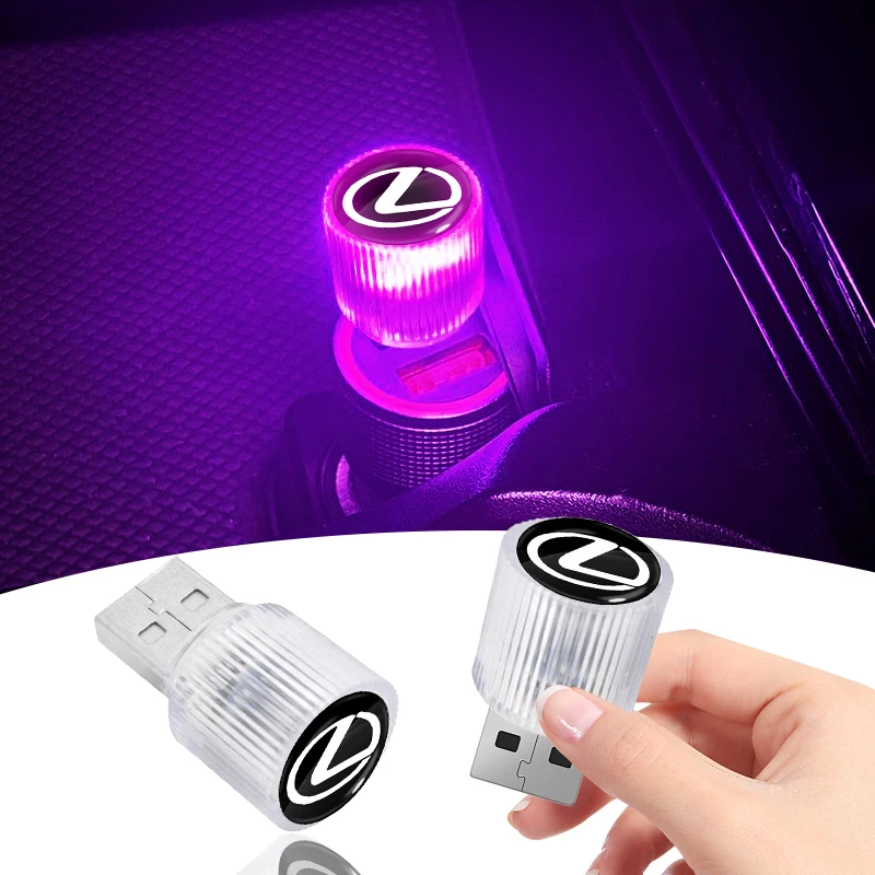 

Car Interior Portable Environment Light Plug Play Auto Colorful Decorative Lamp For Lexus F SPORT GX460 Ct200h IS250 ES 220D