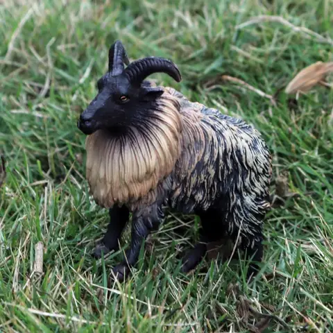 Oenux Klassisk Farm Animal Simulering Får Get Argali Antilop Modell Actionfigur Fjäderfä Figurer Söt Leksak För Barnpresent 8 best sales leksaker med bondgårdsdjur - №4