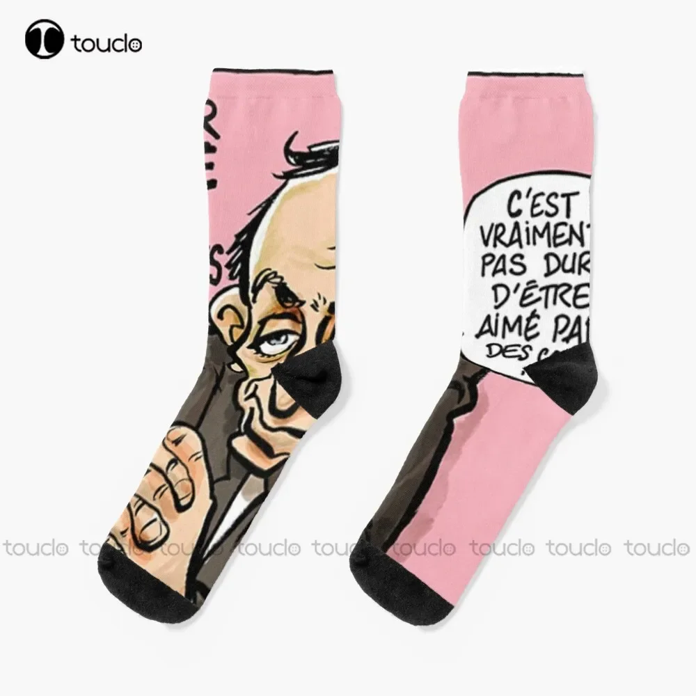 Ketika Rasa Yang Tidak Mungkin Zemmour Zemmour President Politic Socks Sock For Women 360° Digital Print Personalized Custom