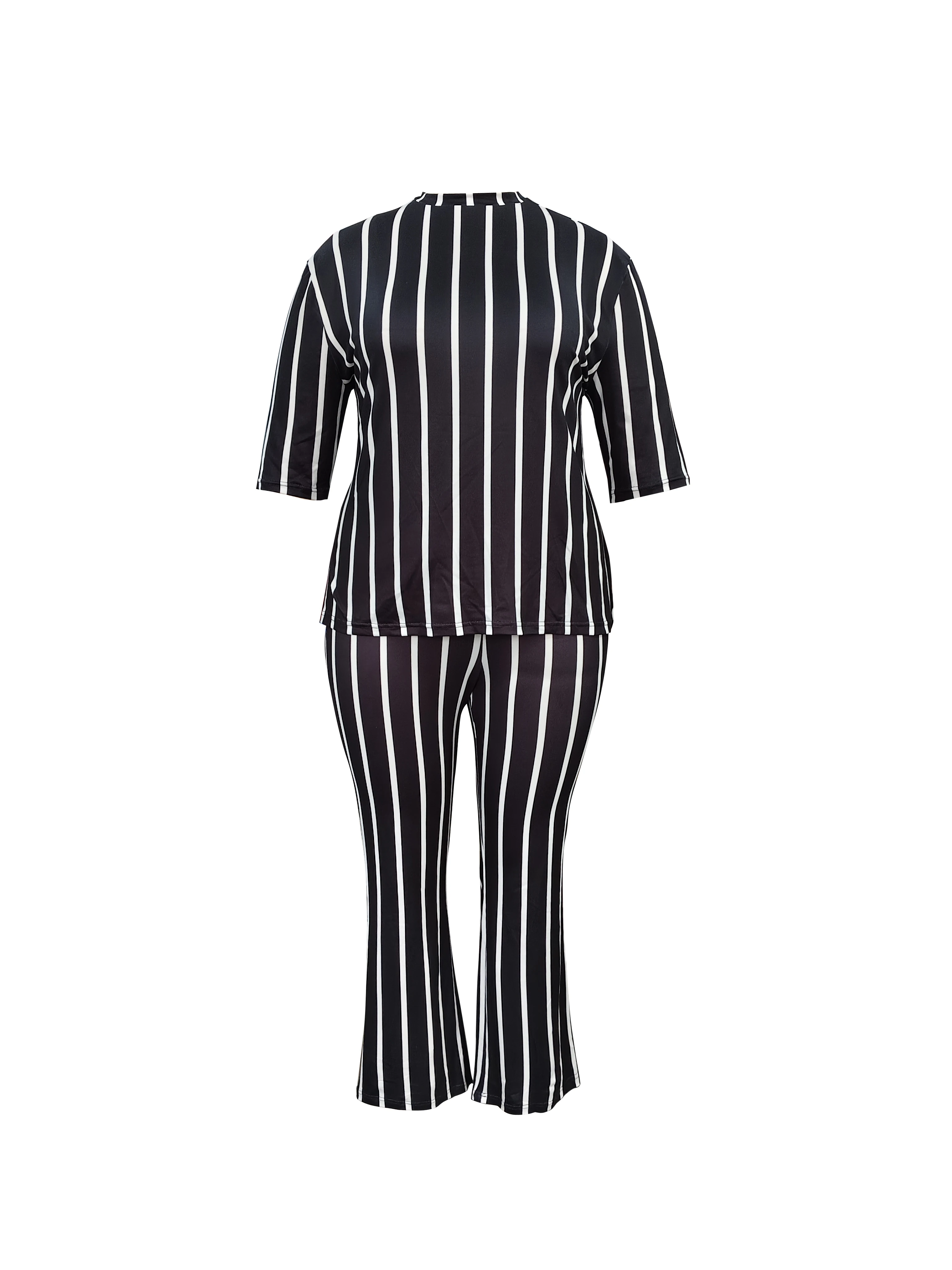 مجموعة البائع الكلاسيكية باللون الأسود - والأبيض المخطط الأكثر مبيعًا: اتجاه جديد في براعة عصرية