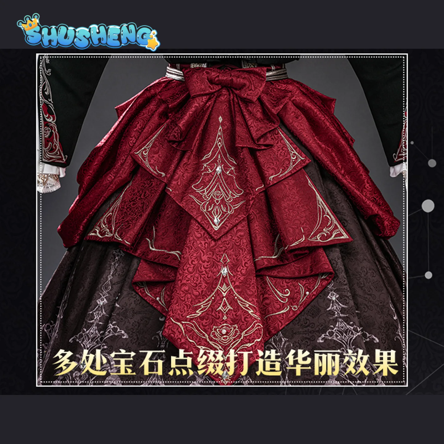 

Костюм для косплея Game Love and Deepspace: героиня Литтл Табби, серебрянокрылый демон Ксавьер, новый образ Зейна Рафаэля, женское готическое платье на Хэллоуин