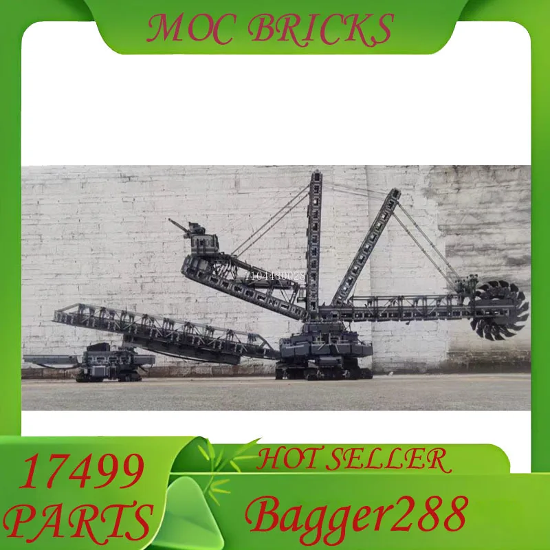 

Customize 17499 Parts Dynamic 288 Large Mining Coal Excavator Engineering Crane High Difficulty Building Block Toy DIY Gifts
