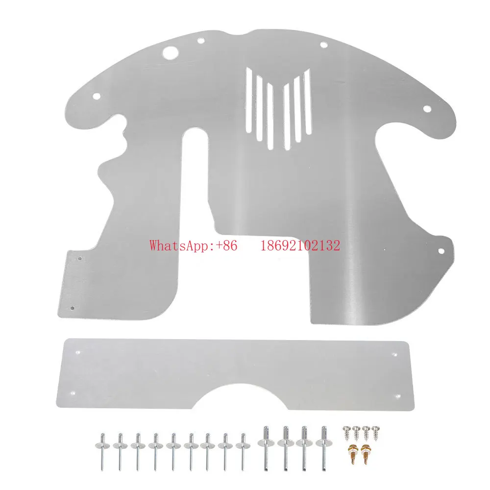 

Three-way catalytic converter protective cover guard for 10-15 chassis guard defenders
