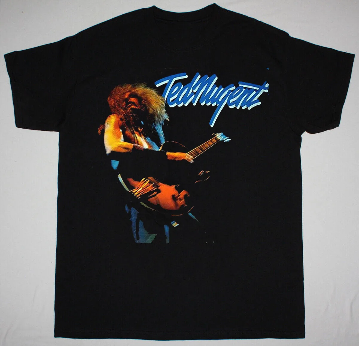 Ted Nugent Tee Short Sleeve Black All Size Shirt