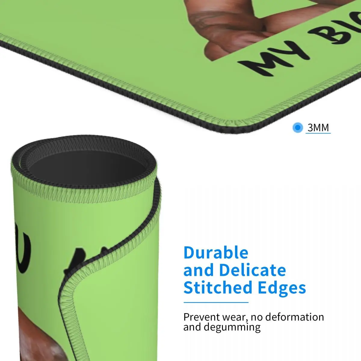 كبير ديك بلاك غي ميمي باري الخشب ماوس الوسادة الكمبيوتر لوحة المفاتيح ماوس حصيرة ألعاب الكمبيوتر حصيرة مكتبية مكتب الجدول الحصير