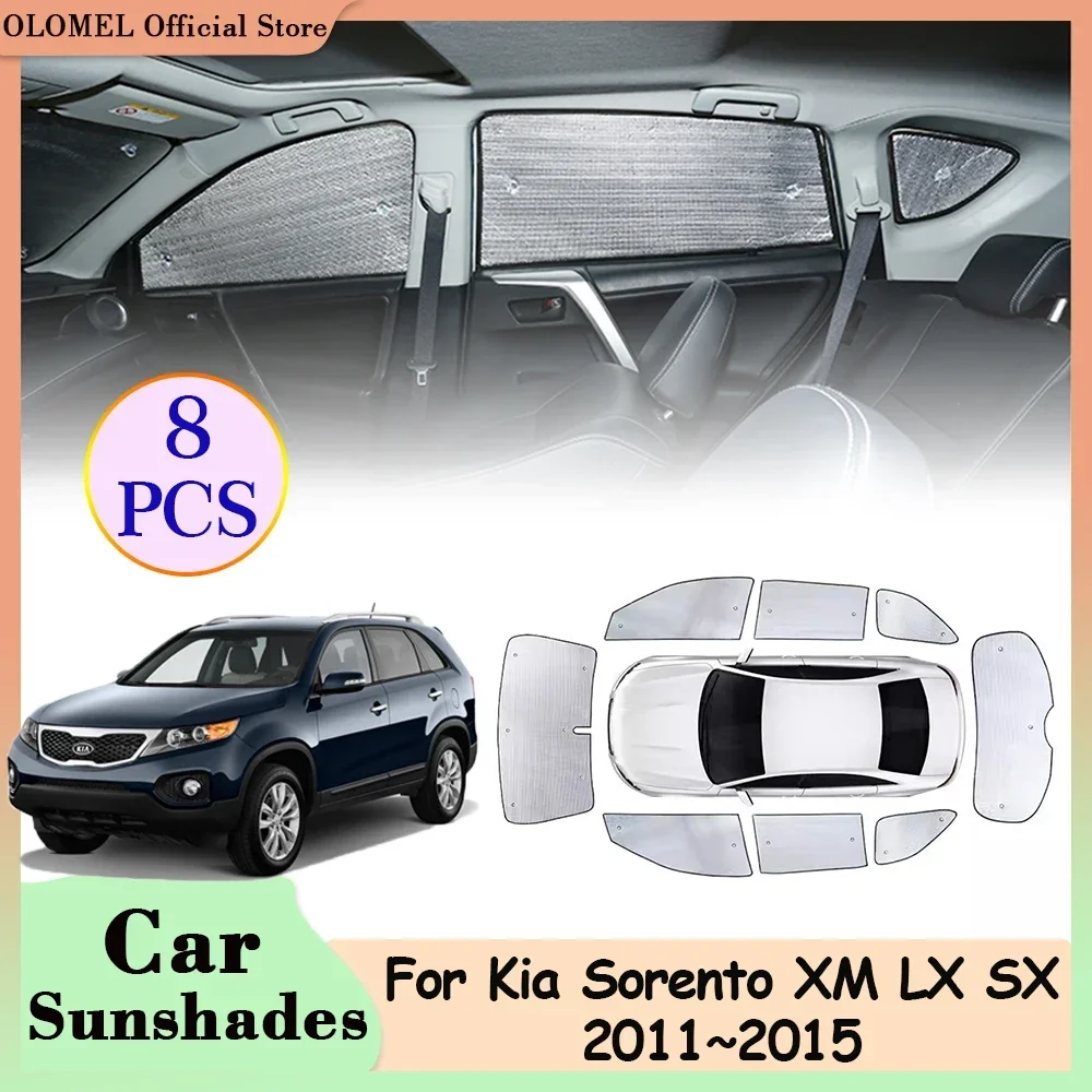 

Car Sunshades for Kia Sorento XM LX SX 2011~2015 Full Coverage Windshield Rear Side Window Sunvisor Front Visor Cover Accessorie