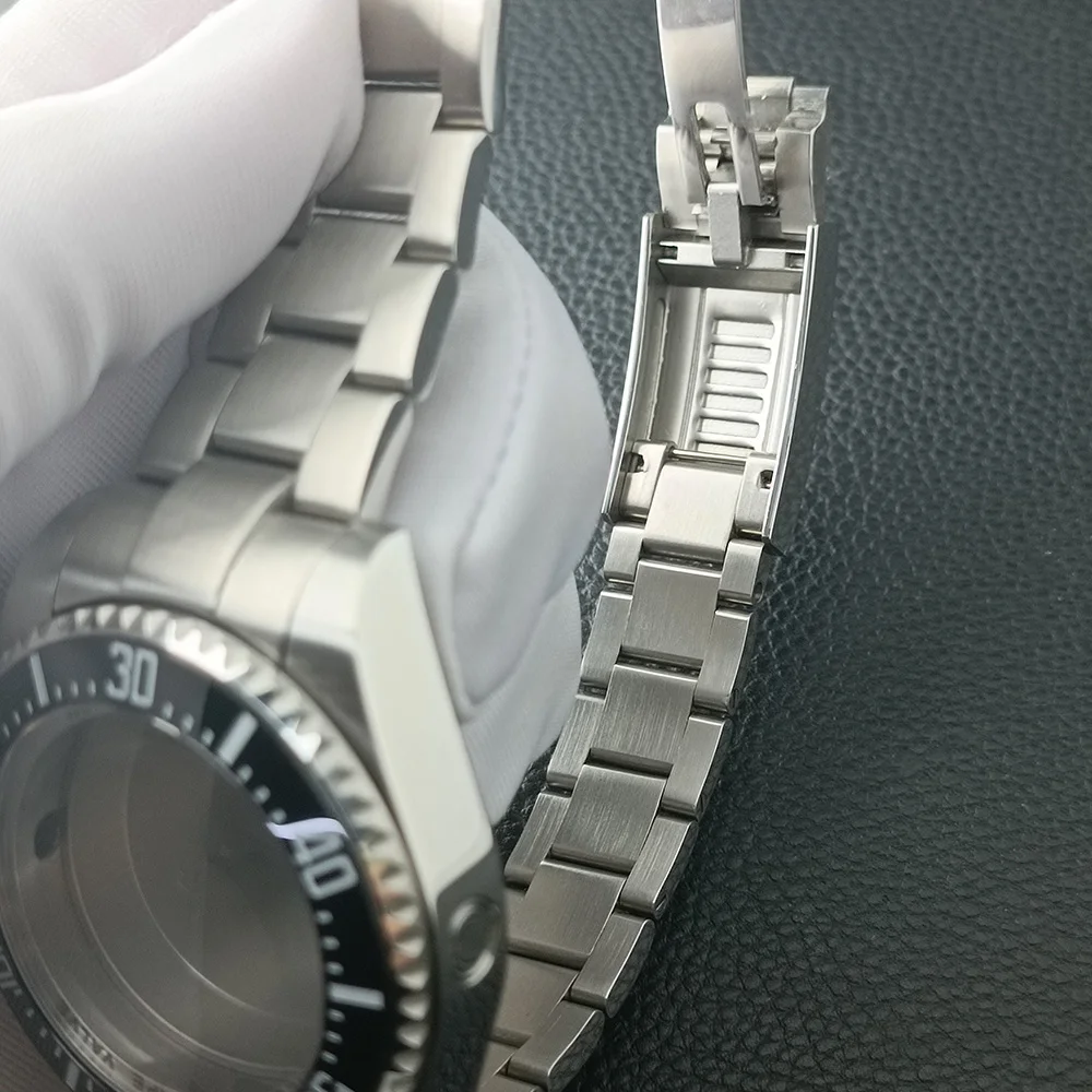 43MM Saphirglas Hochwertiges 316L Stahlgehäuse für 2824, PT5000, NH35 Uhrwerke, geeignet für NH35, 2824, PT5000 Uhrwerke, 21MM Armband