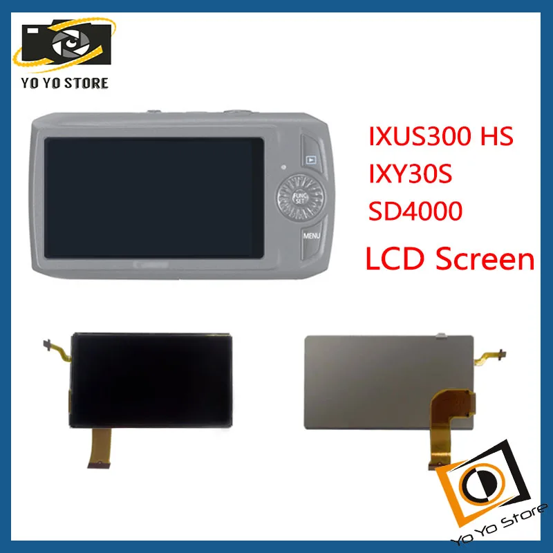 

For Canon IXUS300 HS IXY30S SD4000 LCD Screen 3 inch Camera with External Display Repair Accessories