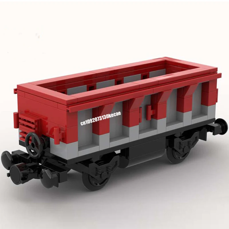 104PCS MOC city industrial Freight wagon Cargo Train Tank Car model DIY creative ideas Child Toy birthday Gift technology Blocks