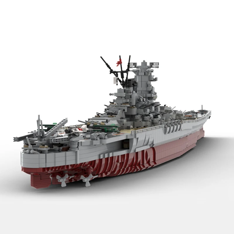8717pcs MOC IJN Yamato Universe Model Building Blocks DIY Art Set Mega Mini Large Iconic Skill Manual Exhibit Hero Pack Toy Gift