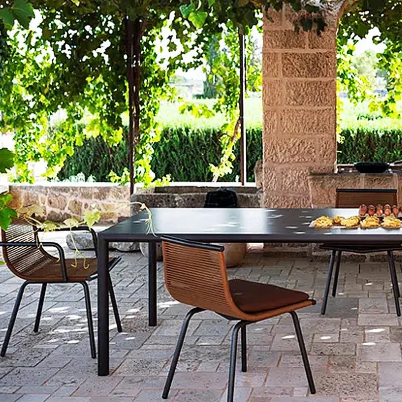 

Outdoor tables and chairs Commercial courtyard Garden furniture Rattan chairs Terrace B & B coffee chairs