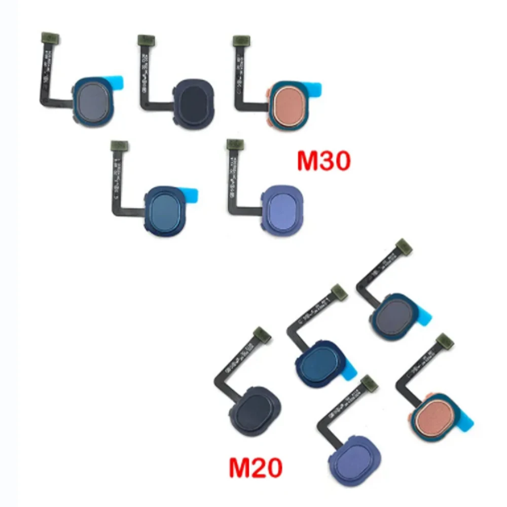 Fingerprint Sensor Keypad Scanner Touch ID Connect Motherboard Home Button Flex Cable For Samsung M20 M30 M31