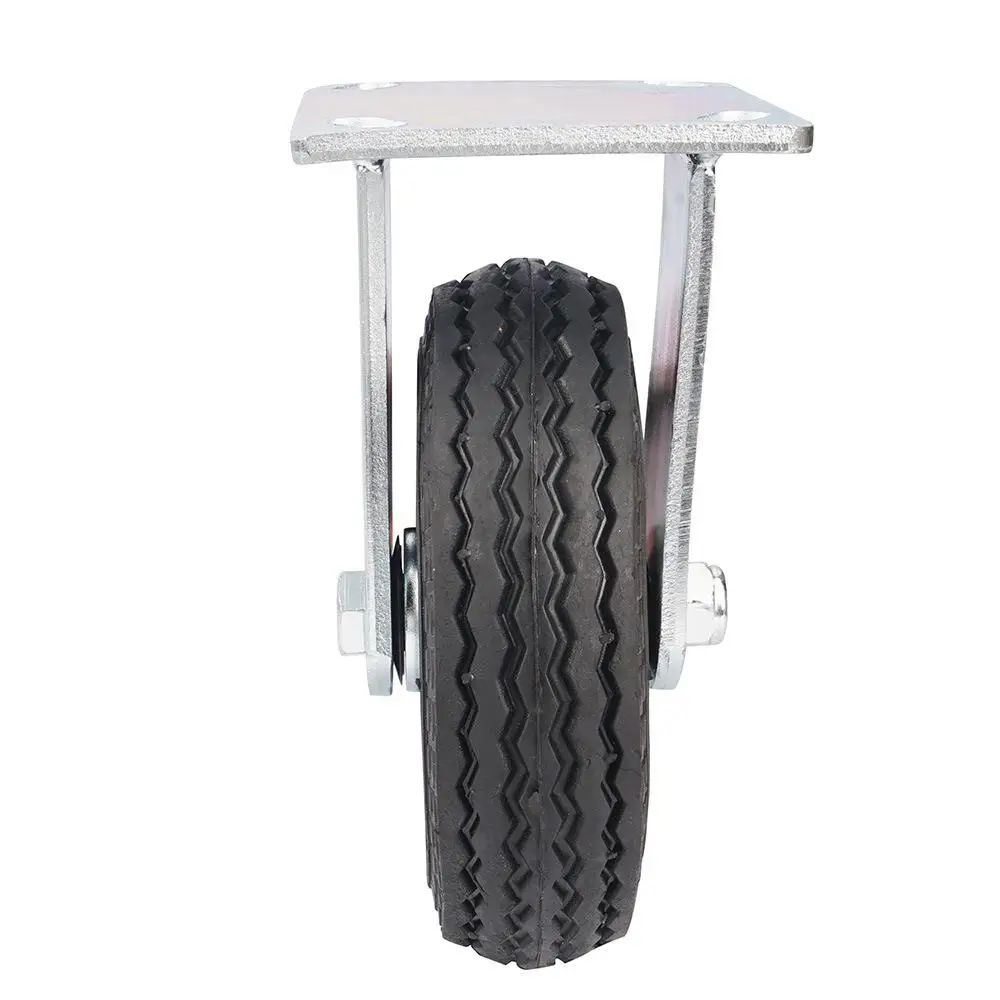 1 Pc Caster Heavy 6-inch Inflatable Directional Rubber Wear-resistant Cart Wheel