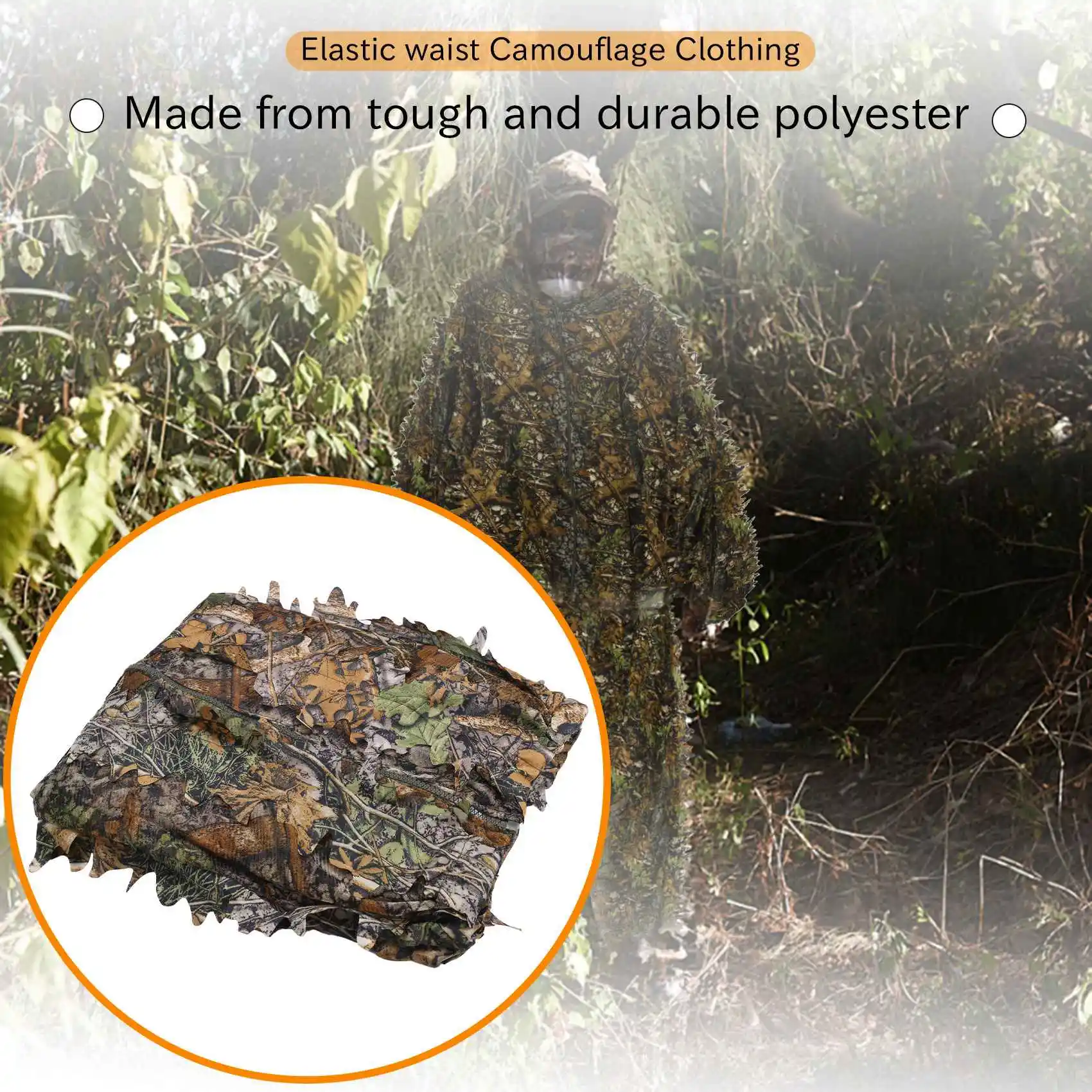 HOT 3D Leaf Adultos Terno Camo/Camuflagem Caça Deer Stalking em