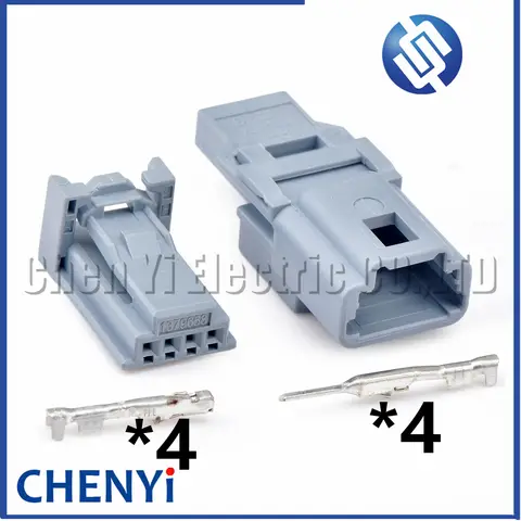 암수 자동차 커넥터 스위치, 자동차 램프 마이크 와이어 하네스 플러그, 1379658-2 1379764-2 1379658 1379764, 4 핀