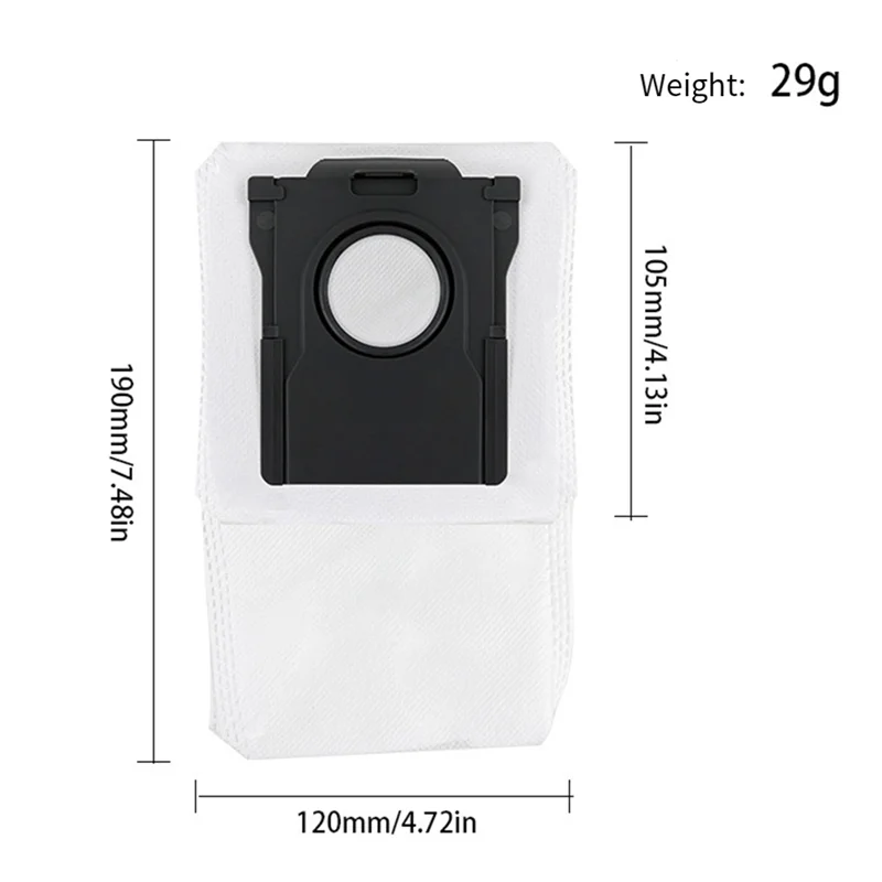 AT28-For Dreame X40 PRO L40 ULTRA Robot Vacuum Cleaner Main Side Brush Cloth Replacement Parts Accessories Brush