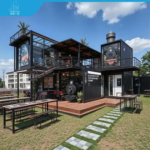 Pre-plumbed Pre-wired Container Home Ready For Occupancy Expandable Container House For Holiday Vacation Home
