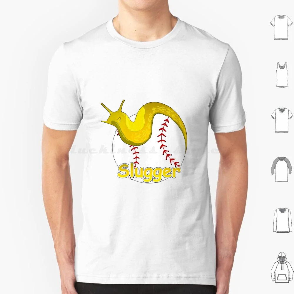 

Slugger Banana Slug On Baseball T Shirt Big Size 100% Cotton Hydro Slug Animal Baseball Baseball Lovers Sports Slugger Cute