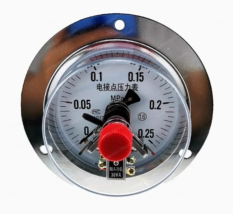 Pressure gauge YNXC100ZT magnetic spring axial belt with upper and lower limit shock resistance M20 * 1.5