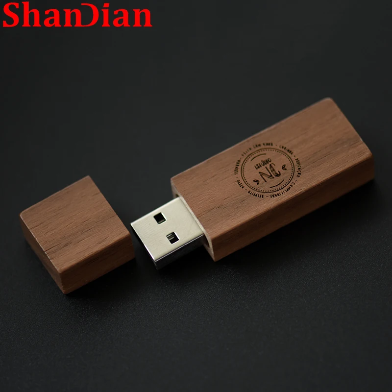 Free Key Chain USB Flash Drive 128GB Free Logo Pen drives 64GB Wooden Memory Stick 32GB Wedding Gift 16GB U Disk 16GB 8GB Maple