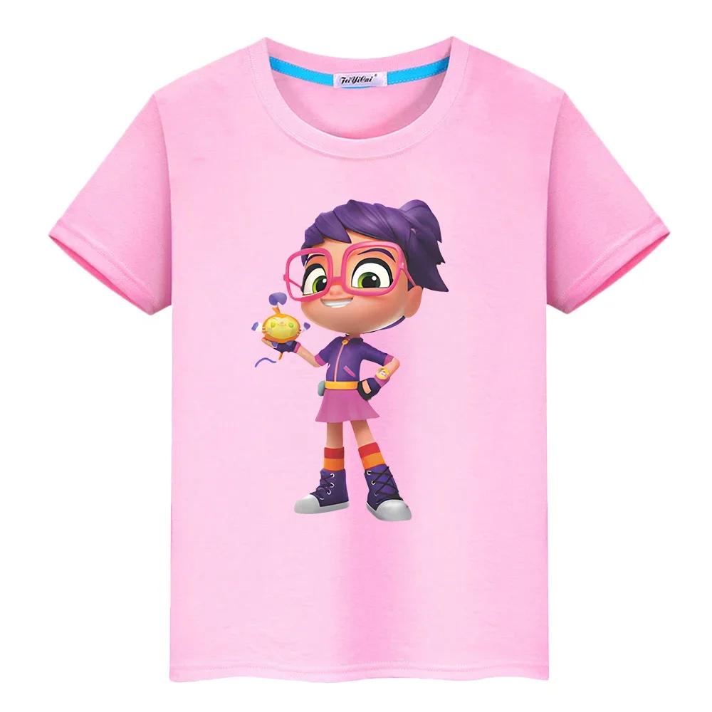 Abby Hatcher Print Cute Tops cartoons anime Tees boy girl clothes Summer pride tshirt 100%Cotton Short T-shirt y2k kid Day gift