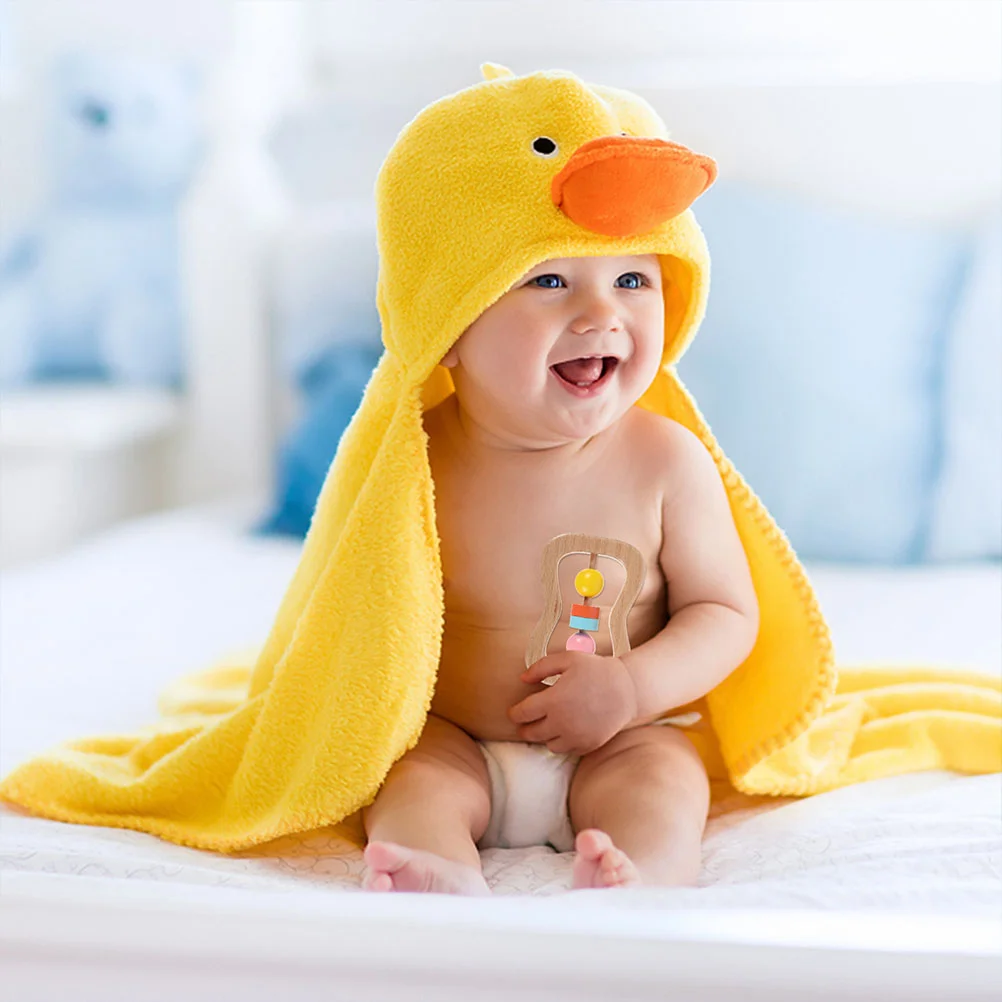 4 PCS Rattle The Bell Baby Rattles Toys Toddler Shaking Shaker Grasping Chew Lovely