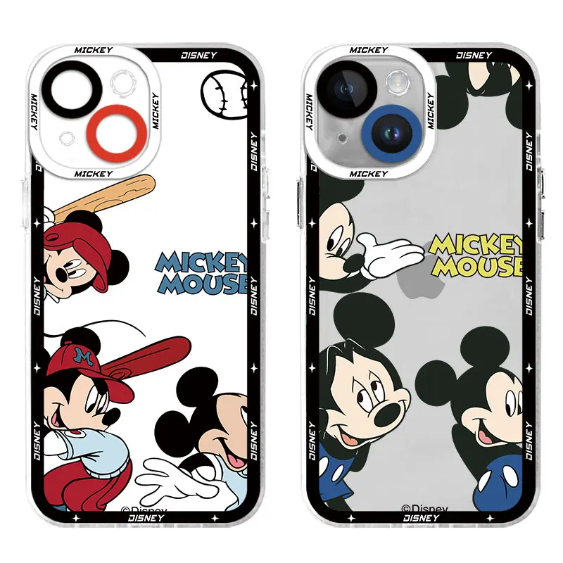 Disney Mickey Mouse Minnie Siliconen Telefoonhoesje Voor Redmi Note 10 Pro 9T 11S 12 Pro 9 Pro 8 12S 11 Pro Bumperhoes