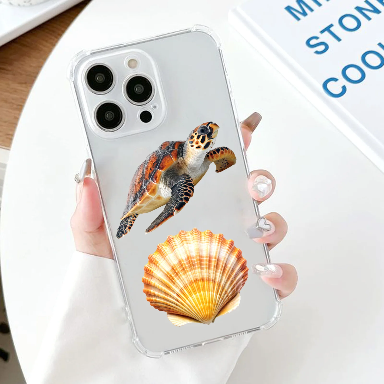 50 Uds. Pegatinas de dibujos animados del mundo submarino misterioso, decoración de grafiti de animales marinos, juguetes DIY, calcomanías para ordenador portátil, guitarra, bicicleta y monopatín