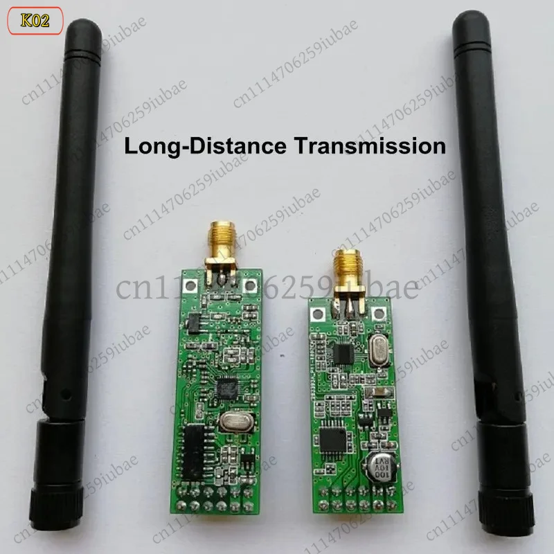 LJ_UHF Wireless Digital Audio Transceiver Module Long Distance Transmission Board 500m Range Low Latency Stereo Sound System