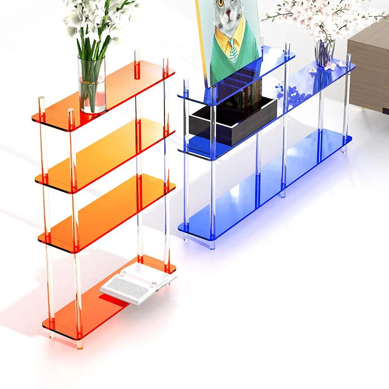 The product can be customized. shelf balcony storage display shelf living room kitchen floor-to-floor multi-storey luxur