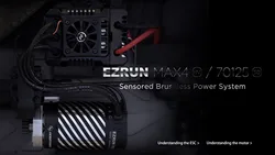 HOBBYWING New Product EZRUN MAX4 HV 300A Sensored Brushless Power System 70125 SD IP 67 Waterproof  Motor