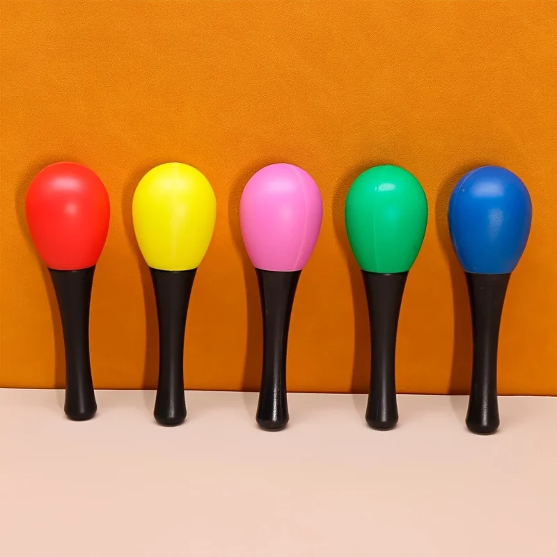 قطعتان، مطرقة رملية صغيرة، أداة موسيقية تهتز، ملحق موسيقي للتدريس، مثالية للحفلات، المهرجانات، عيد الميلاد، جمع Kvt.