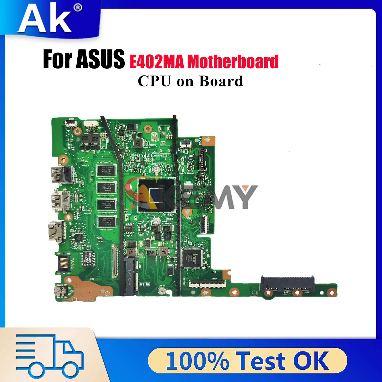 

E402MA Материнская плата для ноутбука ASUS EeeBook E402M E402MA Материнская плата для ноутбука с процессором 100% тестирование ОК быстрая доставка Высокое качество