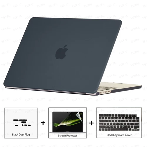 Imagen 1 del producto Para MacBook Air 13 2025 funda Air 13,6 modelo A3240 funda ultrafina, tapón antipolvo, película de pantalla y cubierta de teclado M3 M2 Air 15 M4