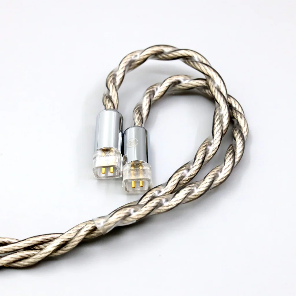 LN007920 99% pur argent + graphène plaqué argent bouclier écouteur câble pour UE11 UE18 pro QDC Gemini-S Anole V3-C V3-S