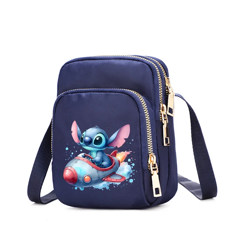 Disney  Lilo Stitch Women's Shoulder Bag Cartoon Handbag Girls Handbags Female Shoulder Bag Ladies Casual Bags Crossbody Bags