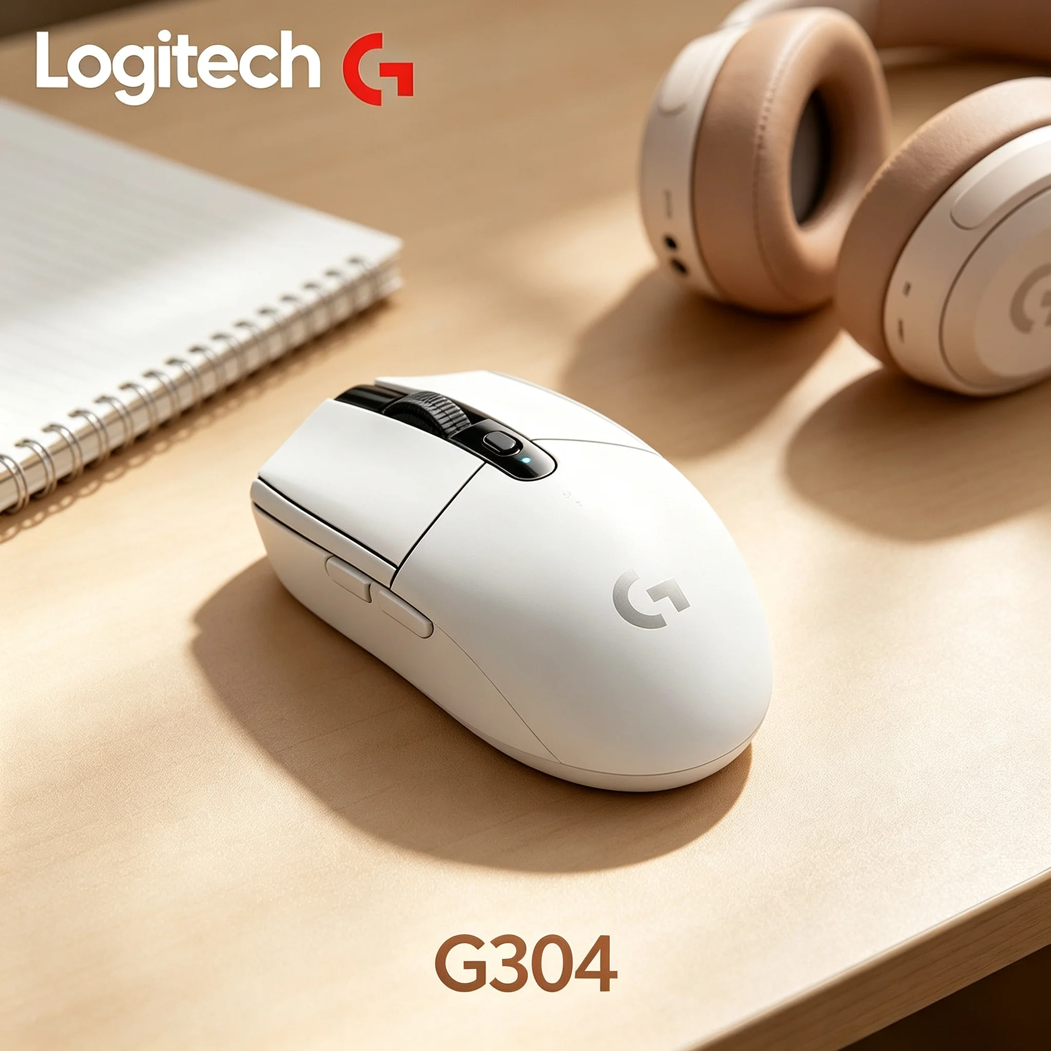 Logitech G304 LIGHTSPEED Wireless Gaming Mouse 6 Custom Keys High Responsive Sensor For Windows Mac OS PC