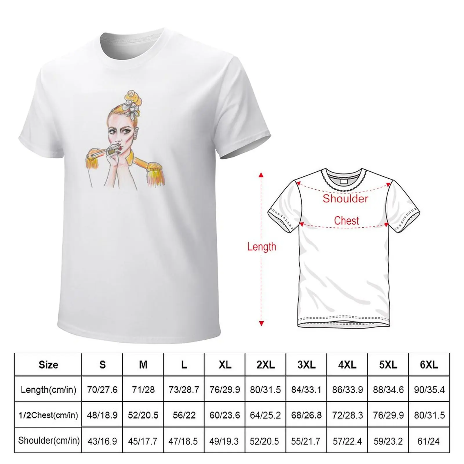 Overboard! With epaulettes T-Shirt graphics customizeds men graphic t shirts