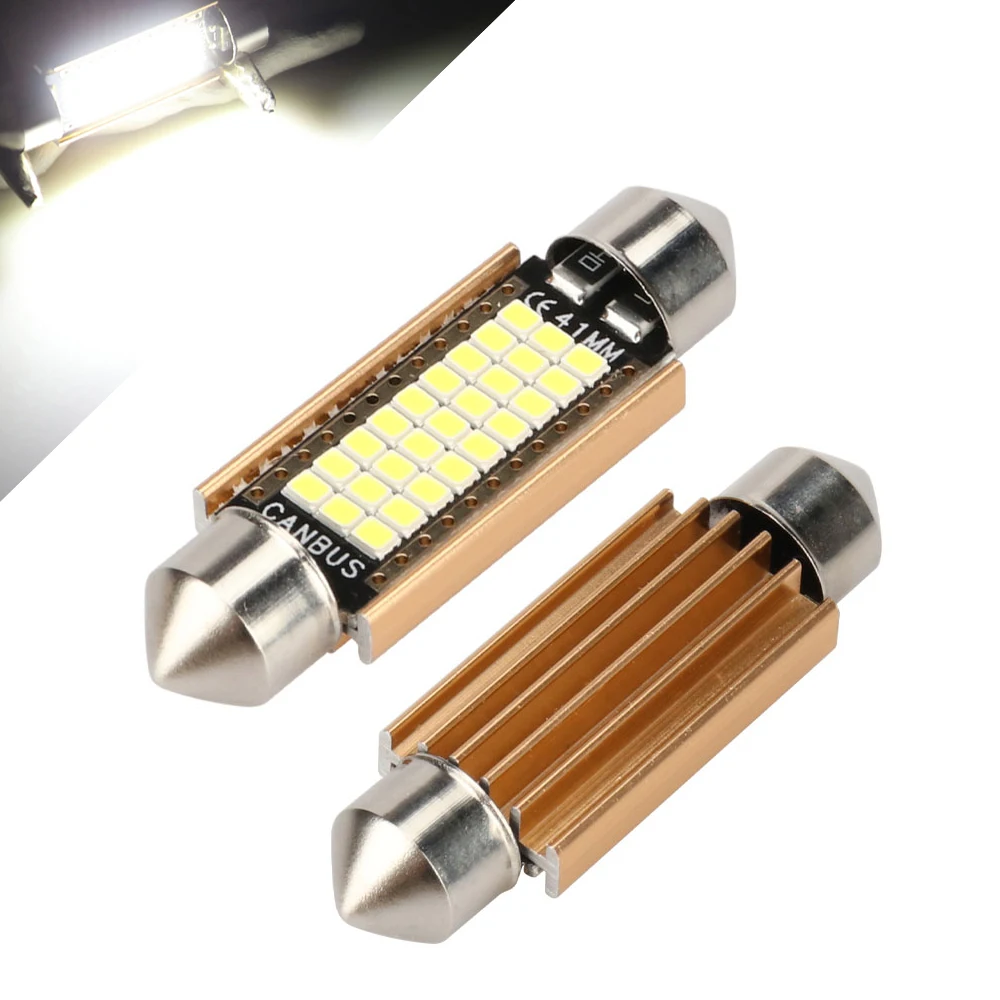 

2X Festoon 31mm 36mm 39mm 41mm Canubs C10W C5W Led interior light Dome light License plate light Camping lamp Car ambient light