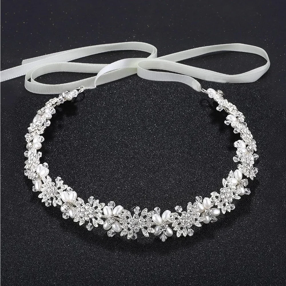 

Bridal Headpiece Flower Design Wedding Headband Bridal Hair Accessories