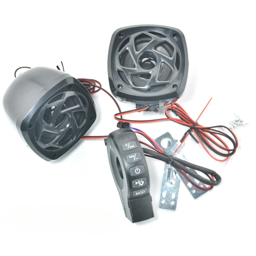 Motorcycle electric vehicle external audio MP3. Bluetooth speaker, mobile phone music FM receiver, TF card