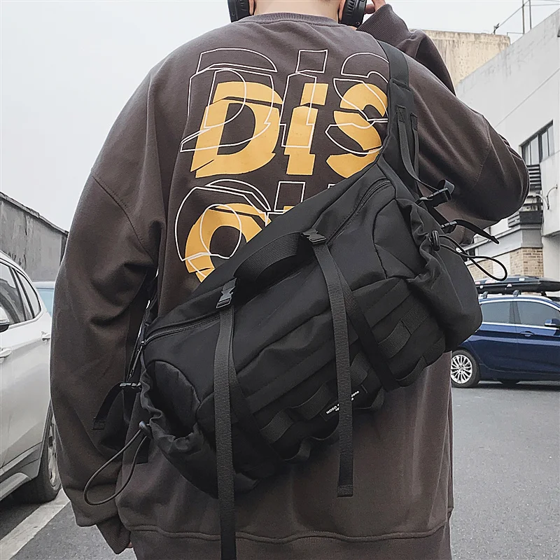 Men Fashion Trend Crossbody Bag Large Capacity Shoulder s 2023 New Multifunction Travel Messenger