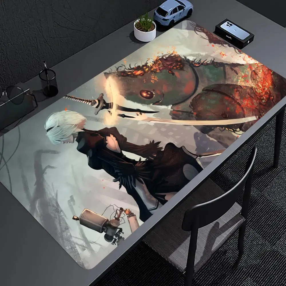 

Game NieR Automata Large Mouse Pad PC Computer Game 2B Mousepad Keyboard Desk Mats Office Rubber Anti-slip Mouse Mat 1200x600mm