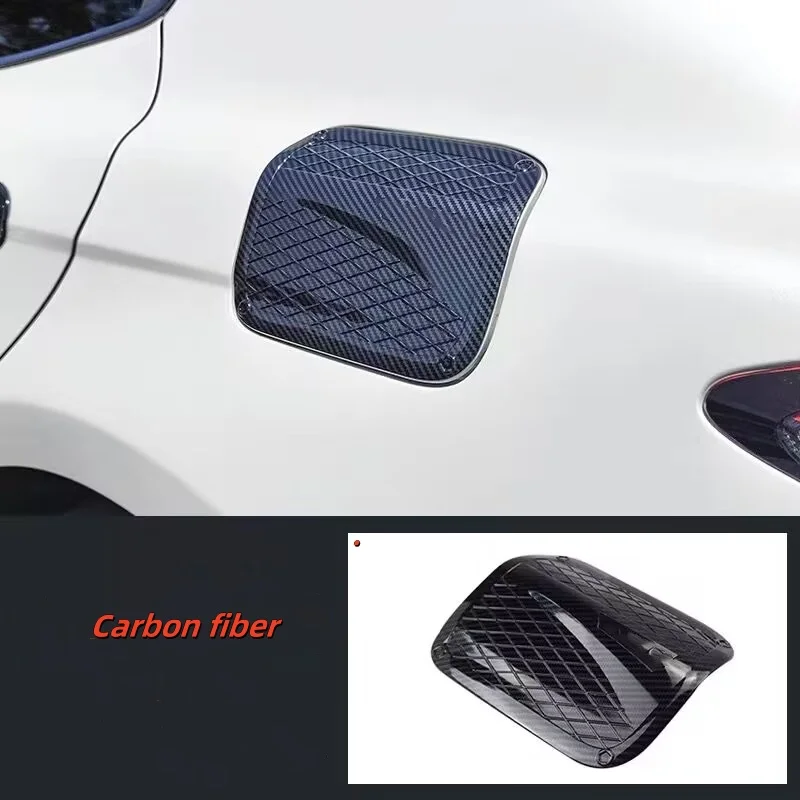 

For Toyota Camry XV70 2018 -2023 Car Fuel Tank Cover Trim Oil Gas Cap Exterior Decoration Sticker Black Carbon