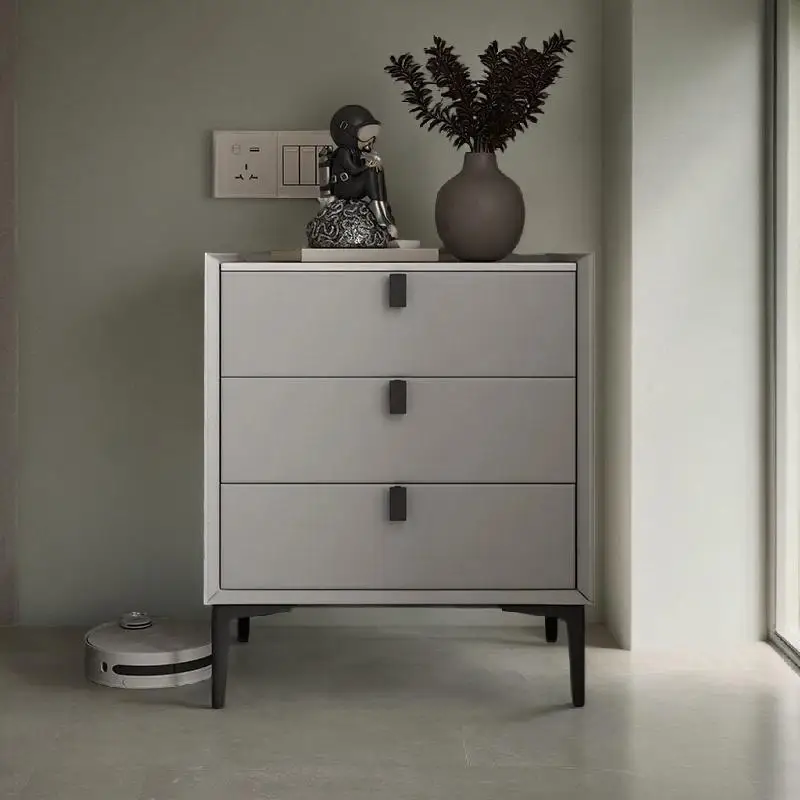 

Multifunction Home Furniture Side Bed Tables Comfortable Bedroom Interior Multifunctional Cabinet Bedside Nachttisch Table