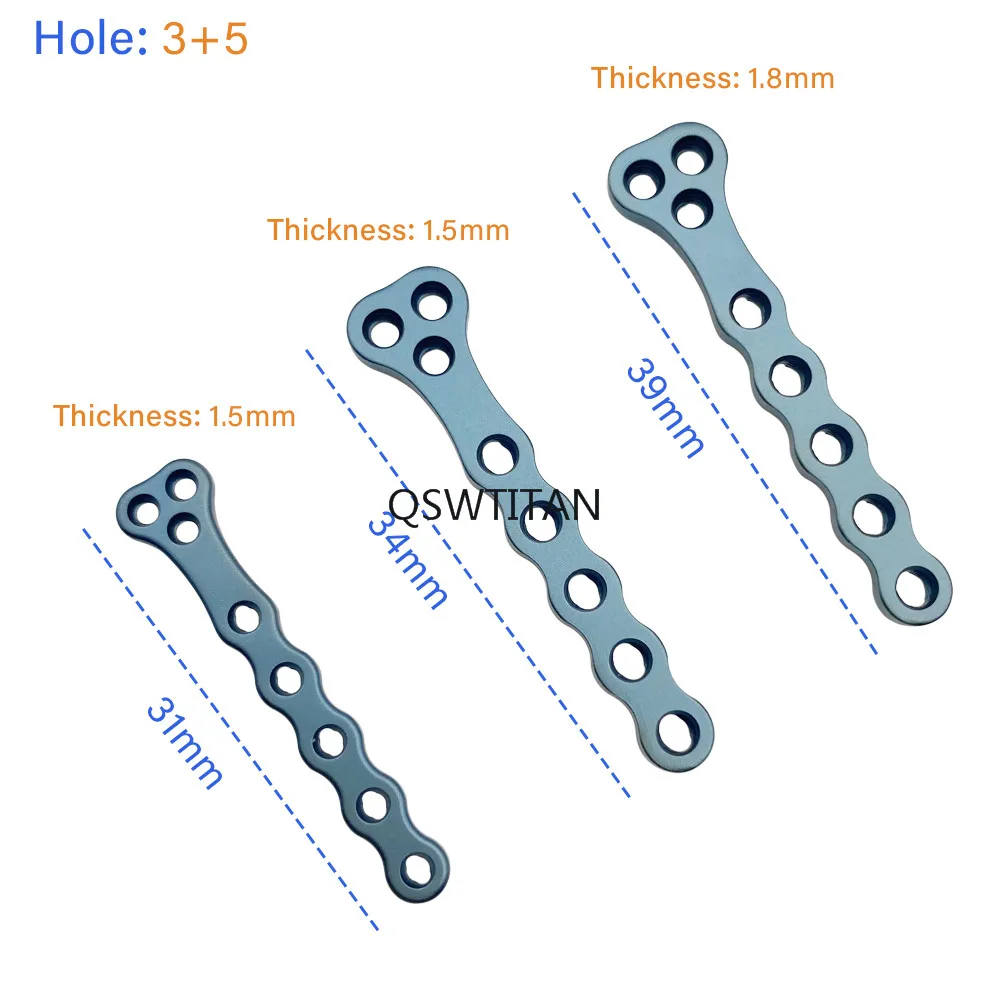 Titanium ALPS mini Locking Plate Pet T-shaped bone Plate Orthopedics Plate Surgical Instruments Veterinary Accessories