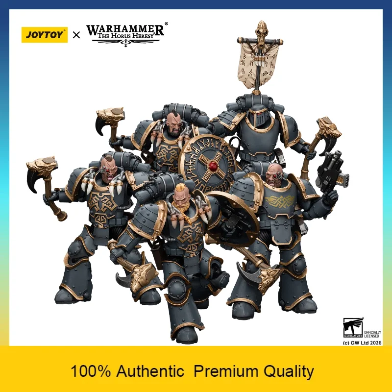 

JOYTOY Warhammer The Horus Heresy Space Wolves Grey Slayer Pack 1/18 Scale Articulated Collectible Action Figures In Stock