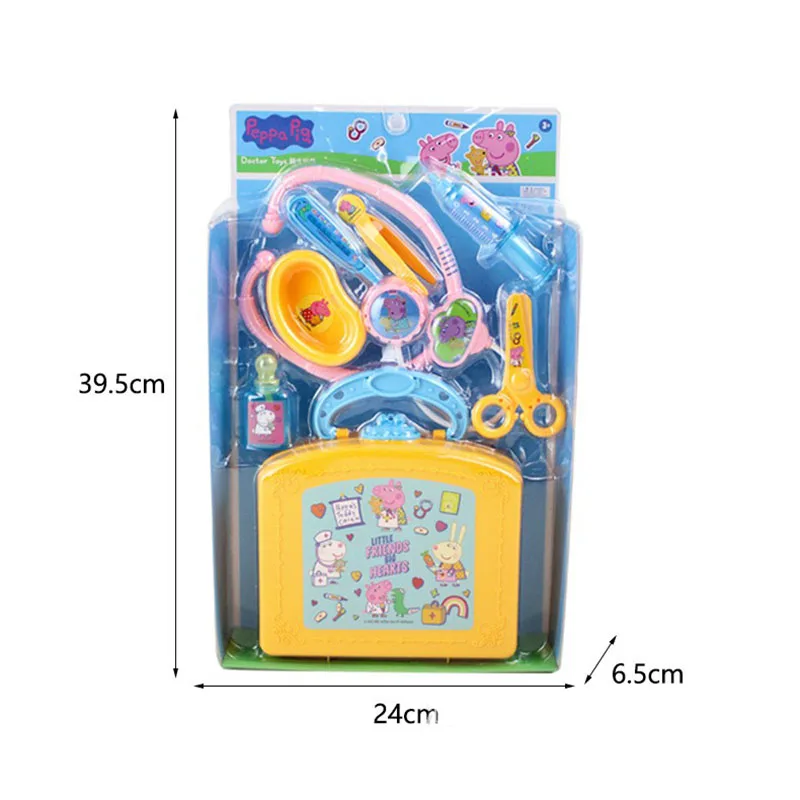 Peppa Pig Peggy Medical Kit Simulation Toy Nurse Doctor Play Set Boys Girls Children Home Stethoscope Play House Gifts